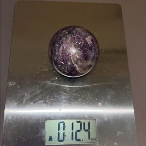 Lepidolite Purple Mica Sphere 353 grams